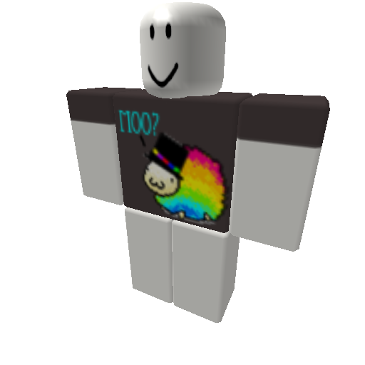 "Moo?" Sayz the random rainbow sheep! :D