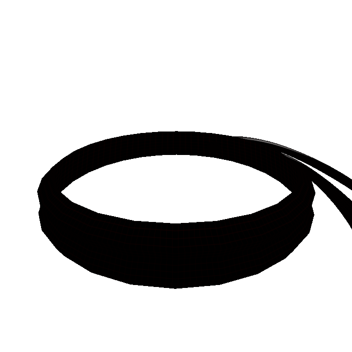 Black Ninja Headband of the Silent Sun